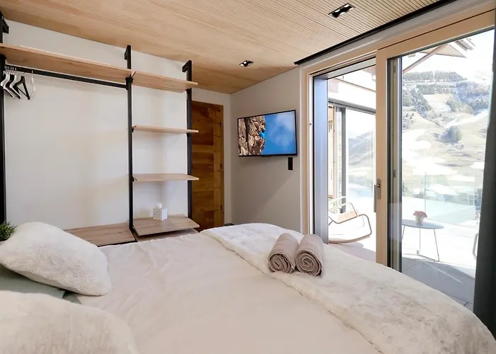 Horizon Blanc - Vue Exceptionnelle -sauna Extérieur -5 étoiles Chalet