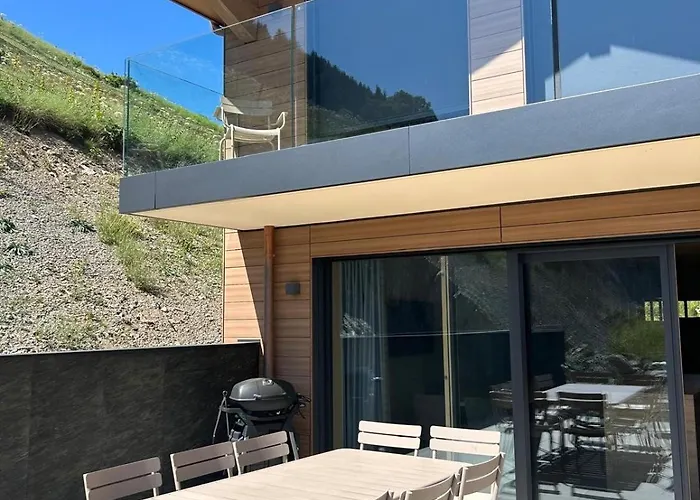 Horizon Blanc - Vue Exceptionnelle -sauna Extérieur -5 étoiles Chalet