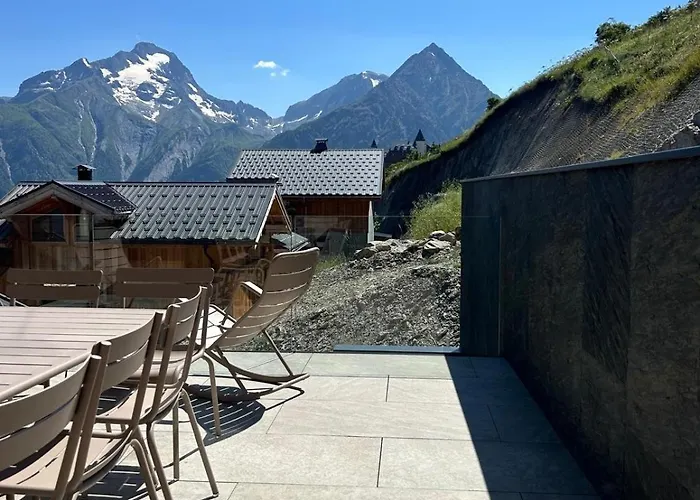 Chalet Horizon Blanc - Vue Exceptionnelle -sauna Extérieur -5 étoiles