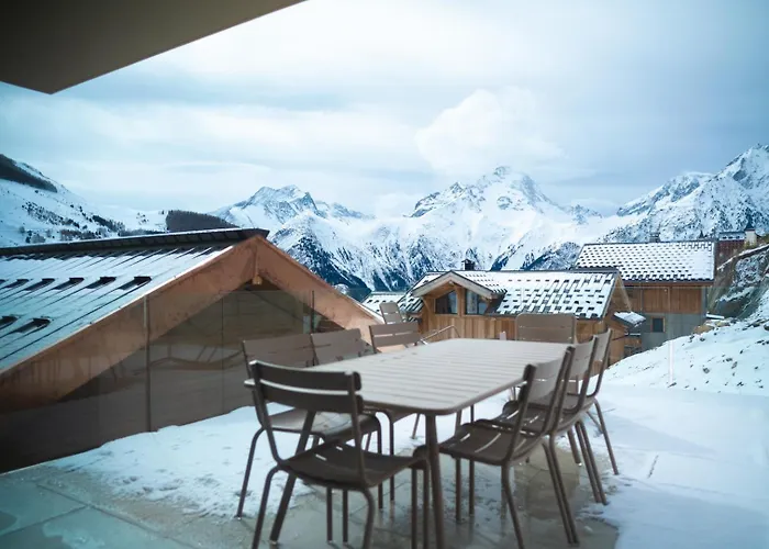 Horizon Blanc - Vue Exceptionnelle -sauna Extérieur -5 étoiles Chalet *