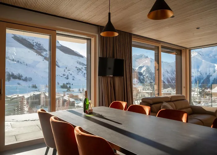 Horizon Blanc - Vue Exceptionnelle -sauna Extérieur -5 étoiles Chalet Les Deux Alpes