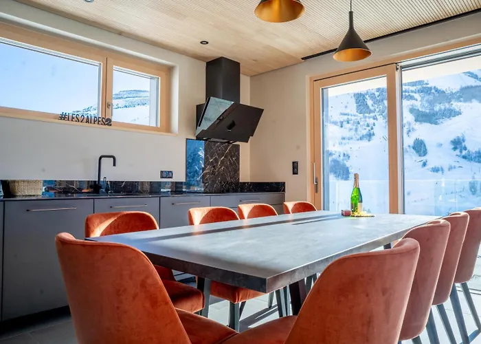 Horizon Blanc - Vue Exceptionnelle -sauna Extérieur -5 étoiles Chalet Les Deux Alpes