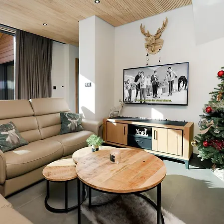 Domek alpejski Horizon Blanc - Vue Exceptionnelle -sauna Exterieur -5 Etoiles Les Deux Alpes