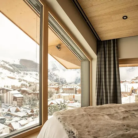 Domek alpejski Horizon Blanc - Vue Exceptionnelle -sauna Exterieur -5 Etoiles *