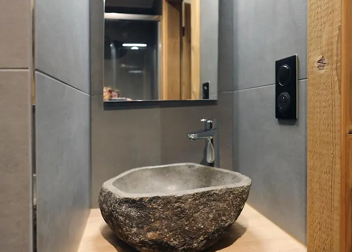 Horizon Blanc - Vue Exceptionnelle Loup Blanc -sauna Exterieur Ours Des Glaces -5 Etoiles Domek alpejski Les Deux Alpes